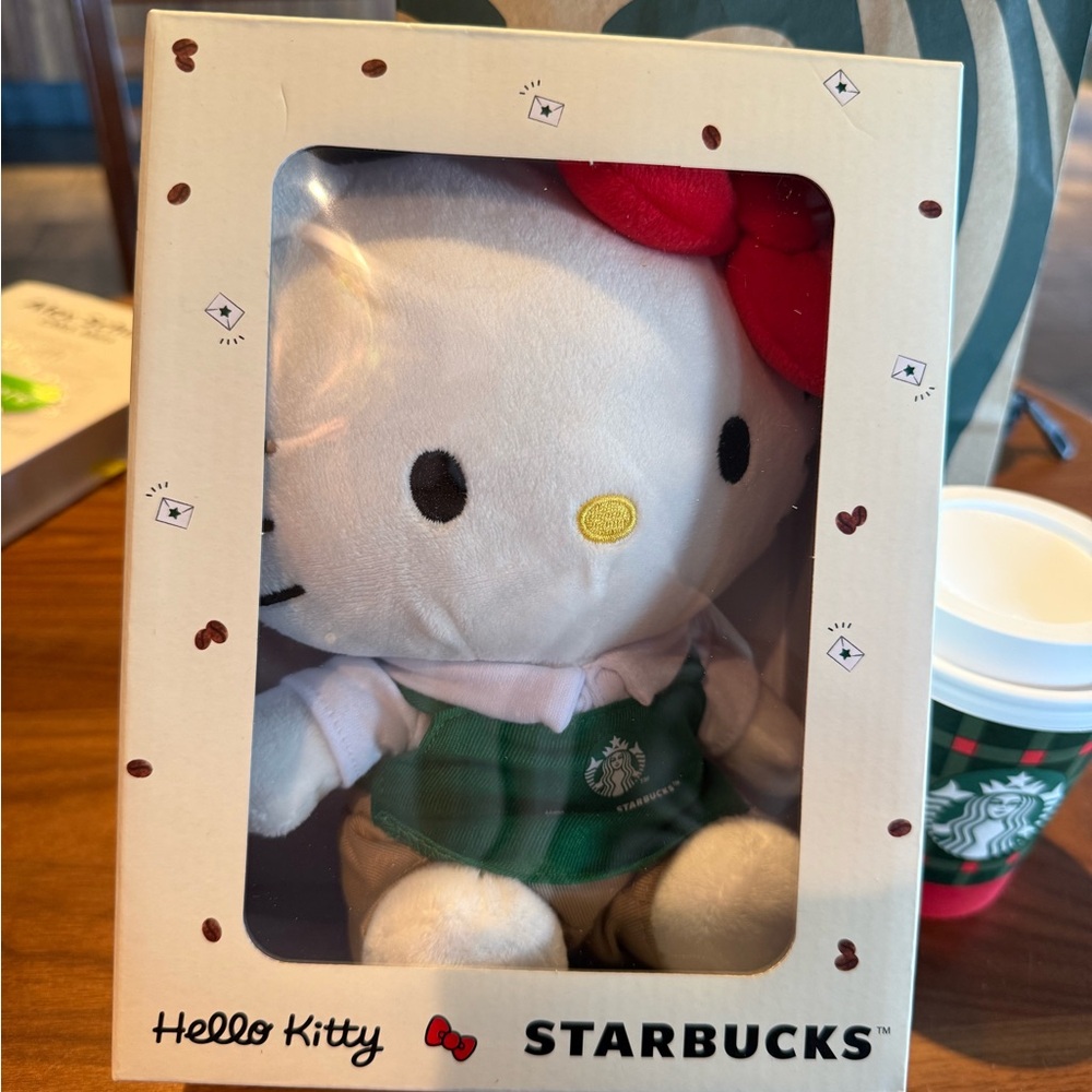 Hello Kitty Plush with Red Bow